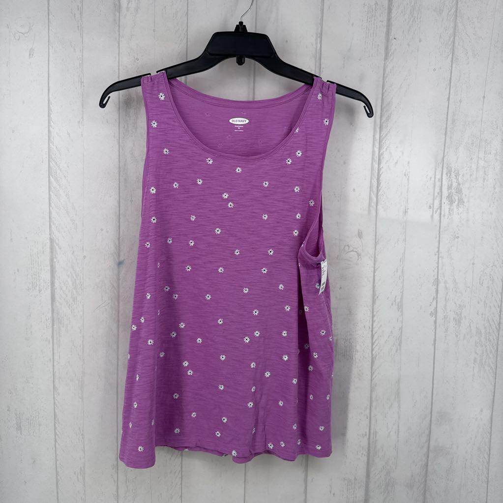 XL daisy print flowy tank