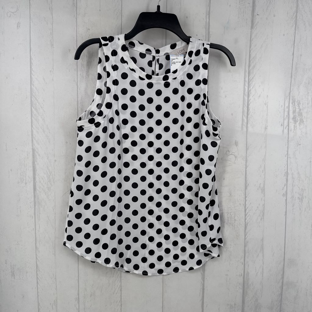 S polka dot tank