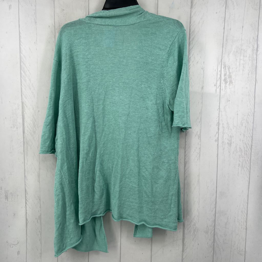 2X open front s/s cardi