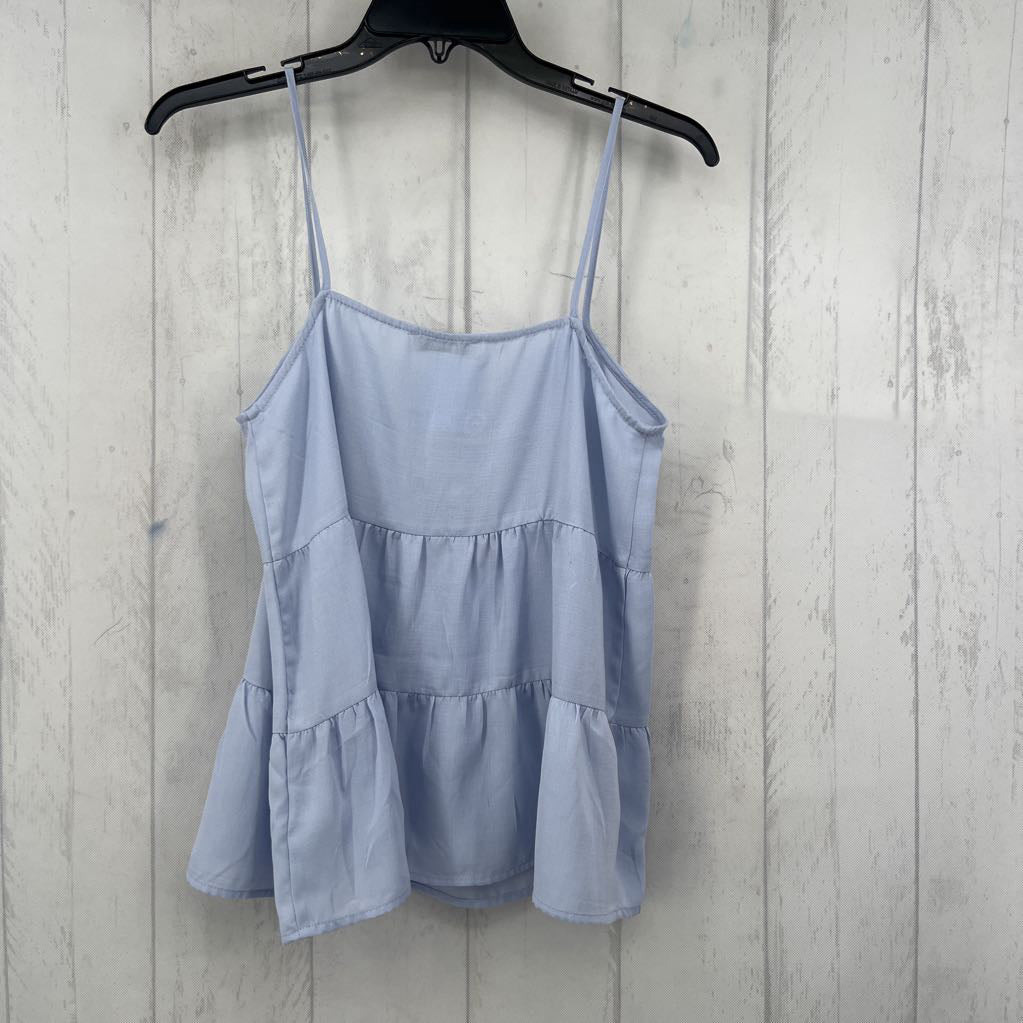 S tiered button front tank