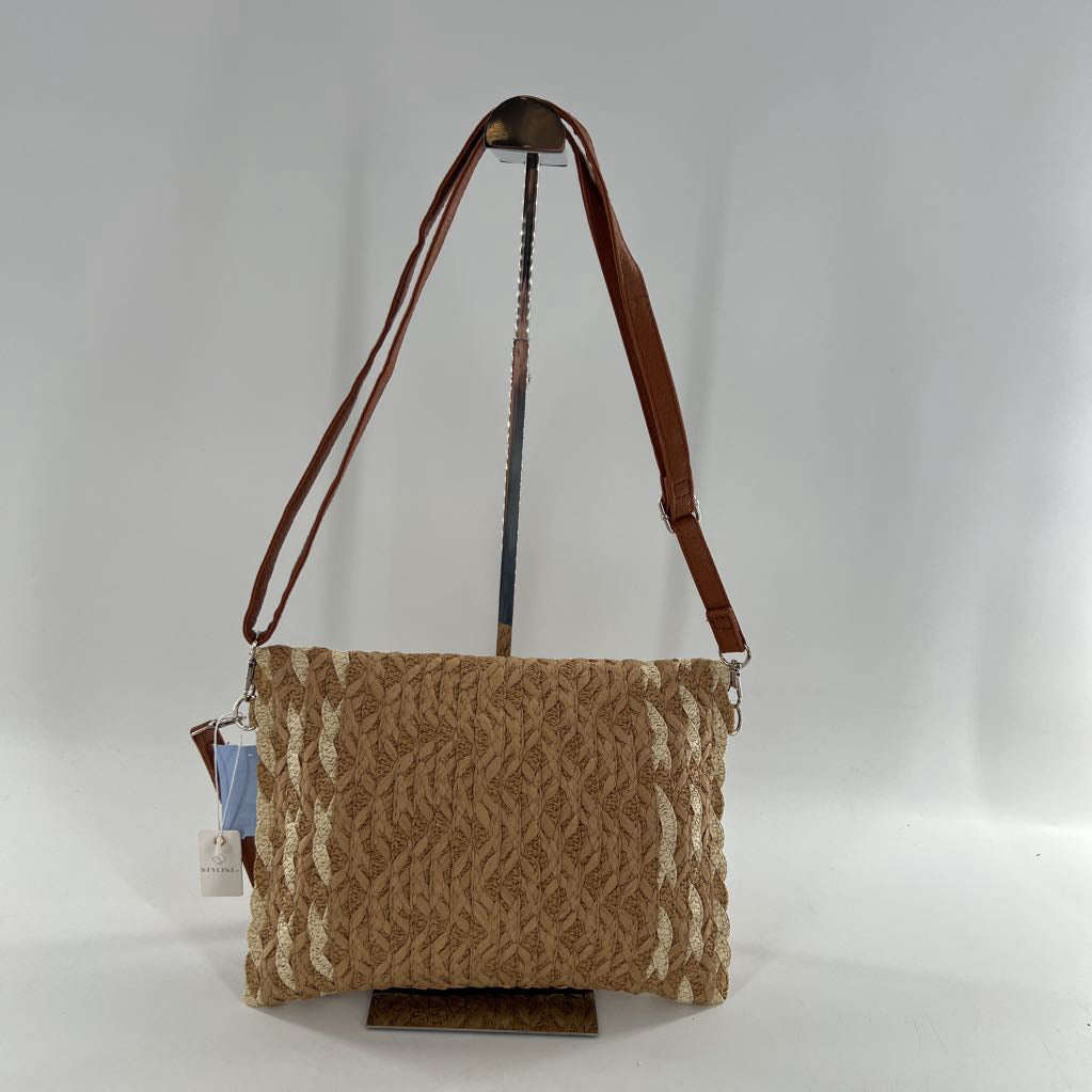 straw envelope clutch/wristlet/crossbody