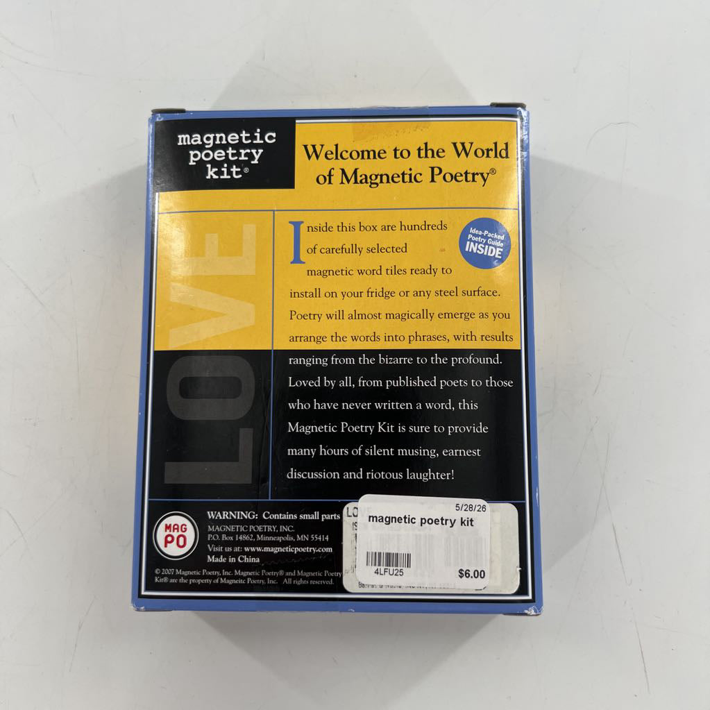 magnetic poetry kit