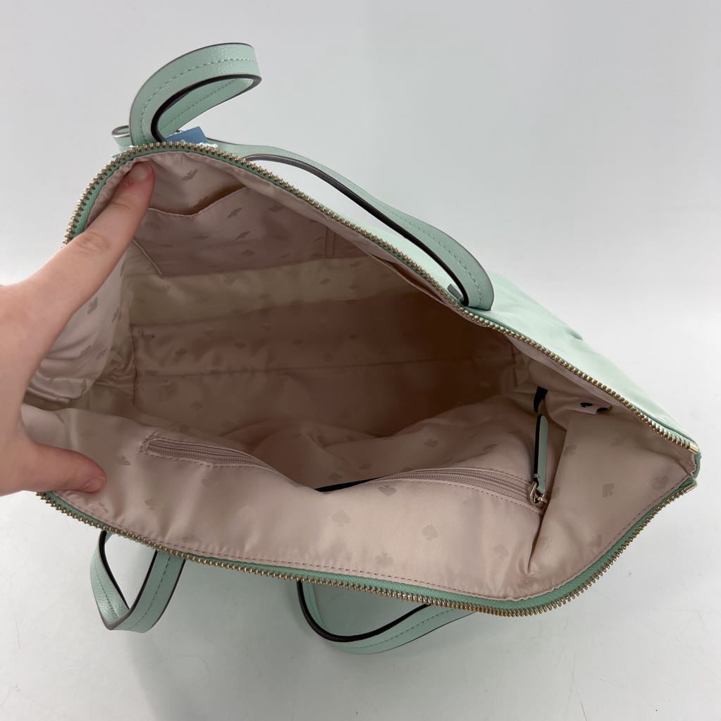 nylon top zip tote