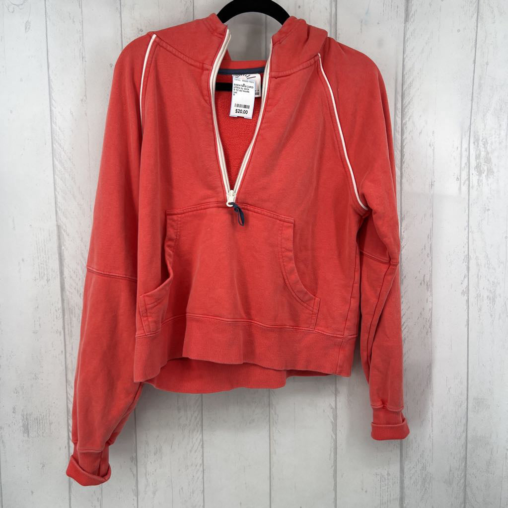 S 1/2 zip hoodie