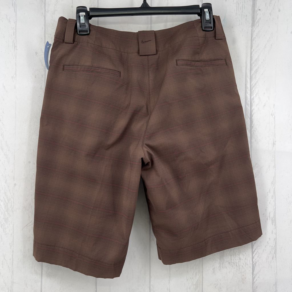 8/M checkered golf shorts