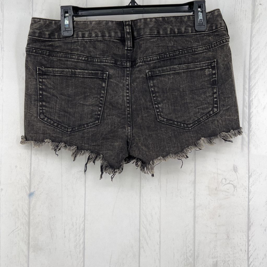 2 low-rise cutoff jean shorts