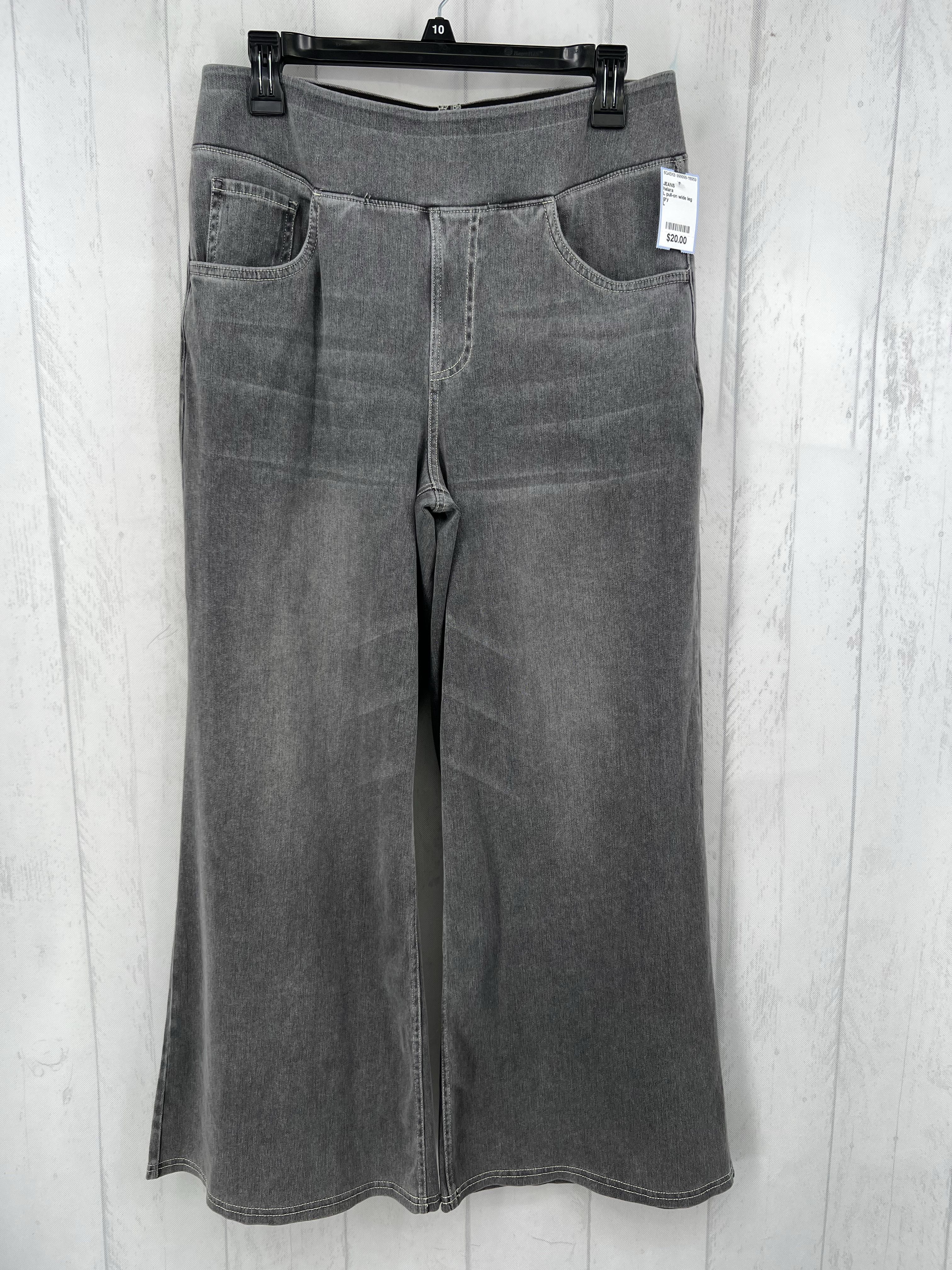 L pull-on wide leg jean