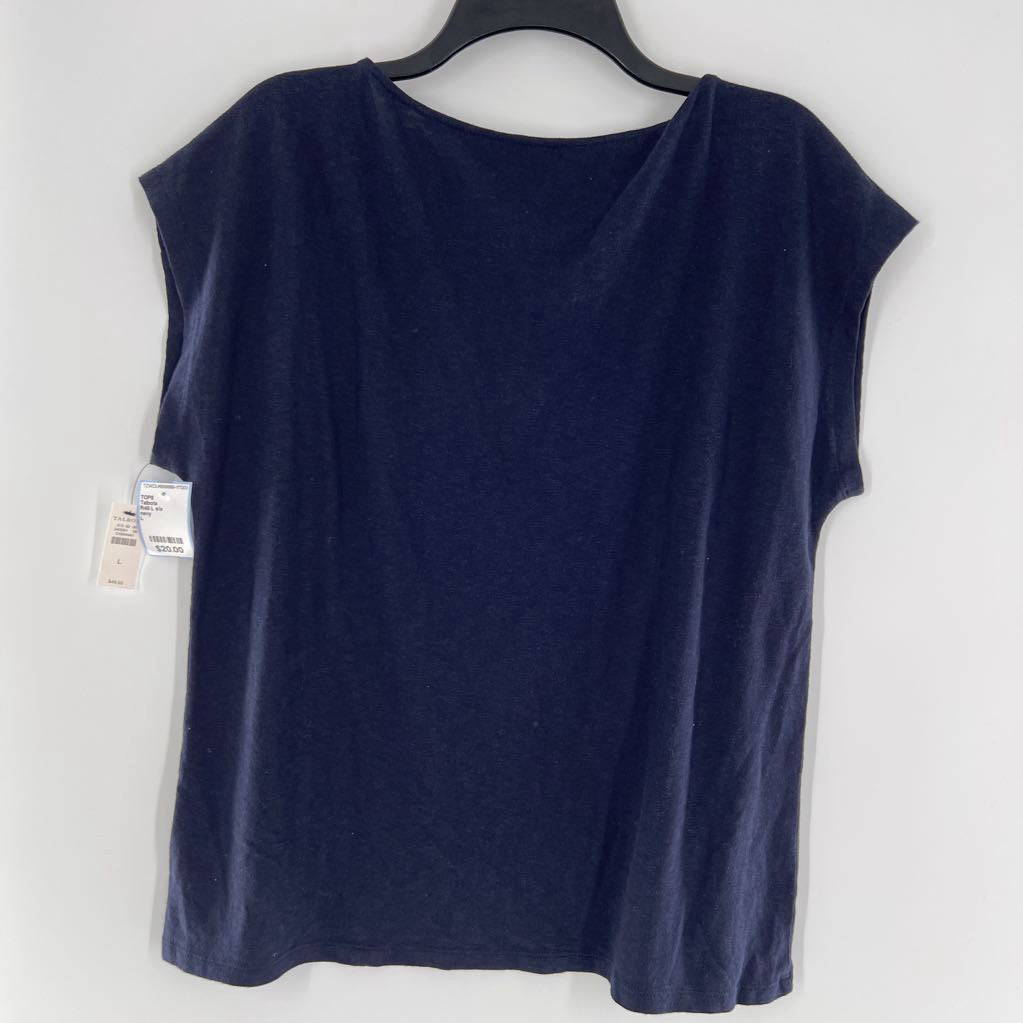 R49 L s/s embroidered top
