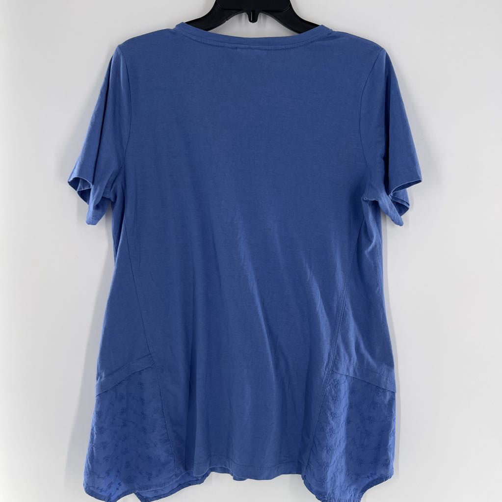 M s/s v-neck top