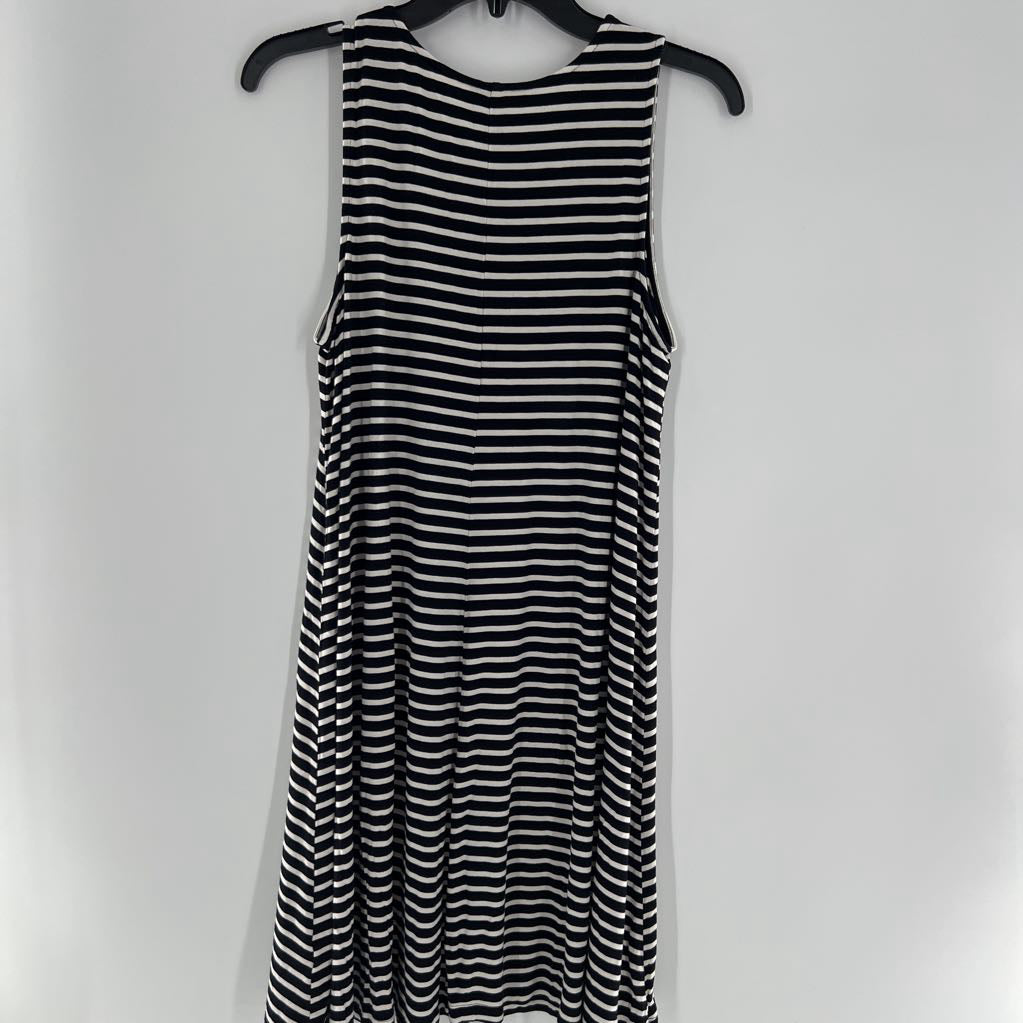 L slvls stripe flowy dress
