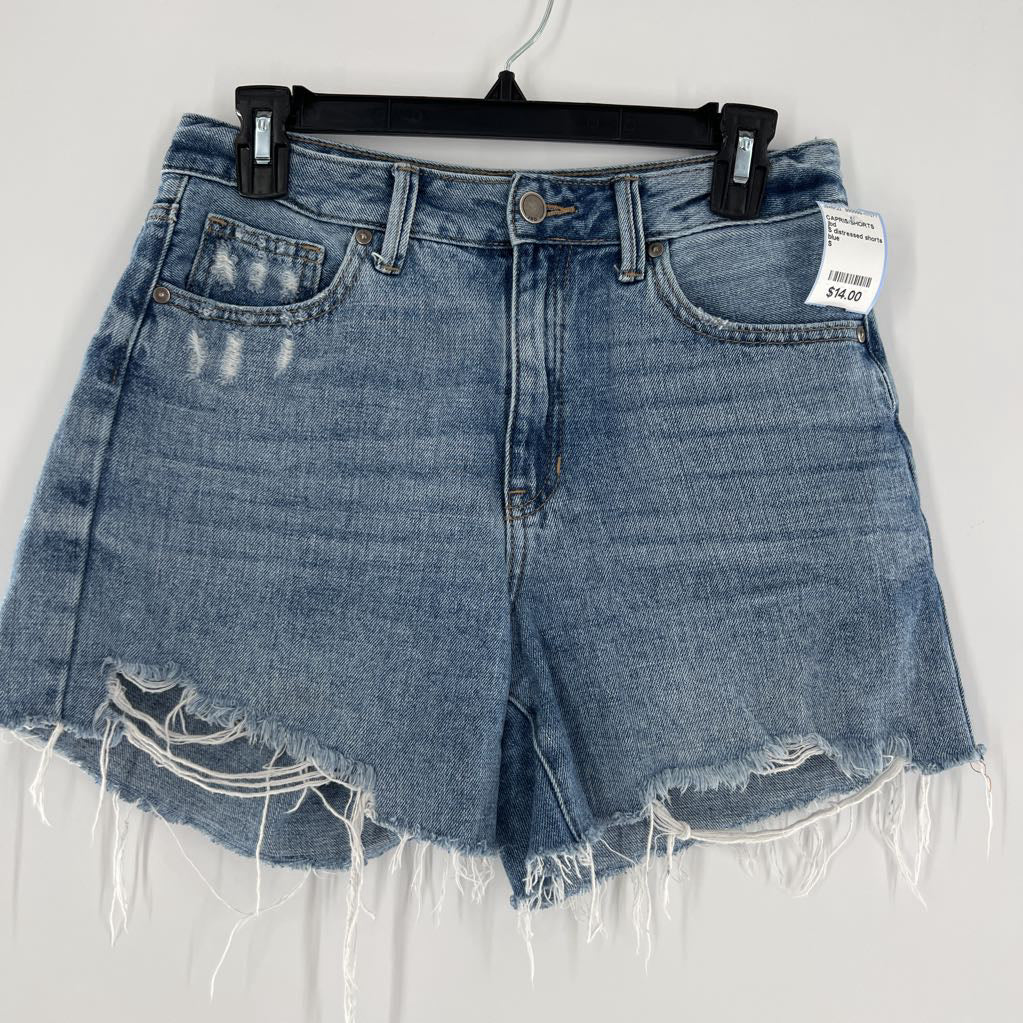 S distressed shorts