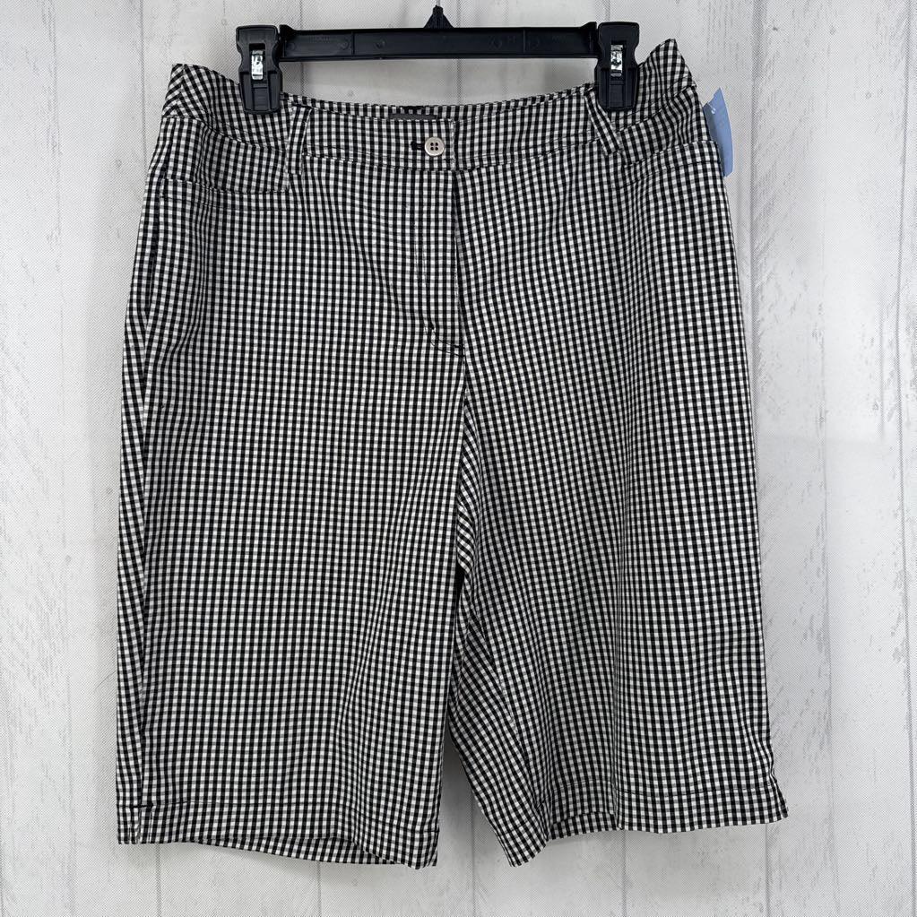 M gingham bermuda shorts