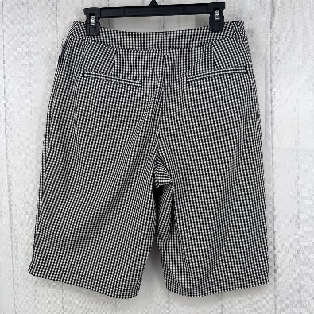 M gingham bermuda shorts