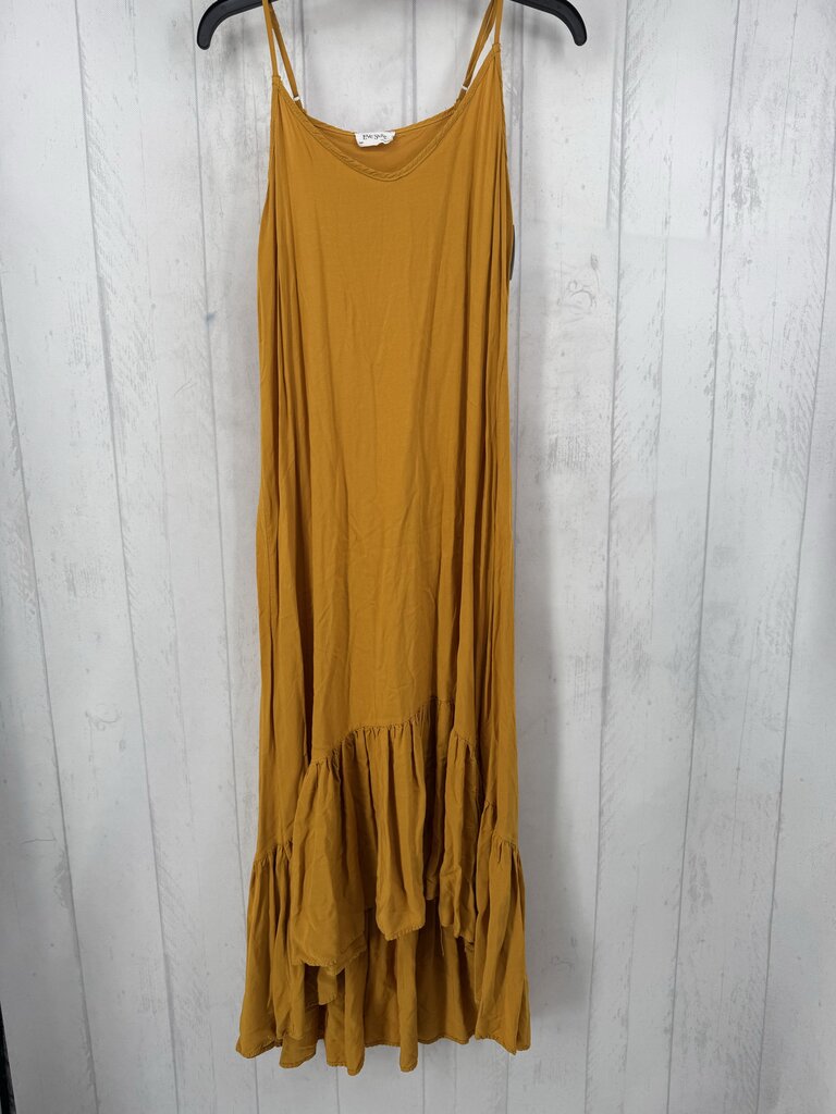 L ruffled hem hi-lo sundress