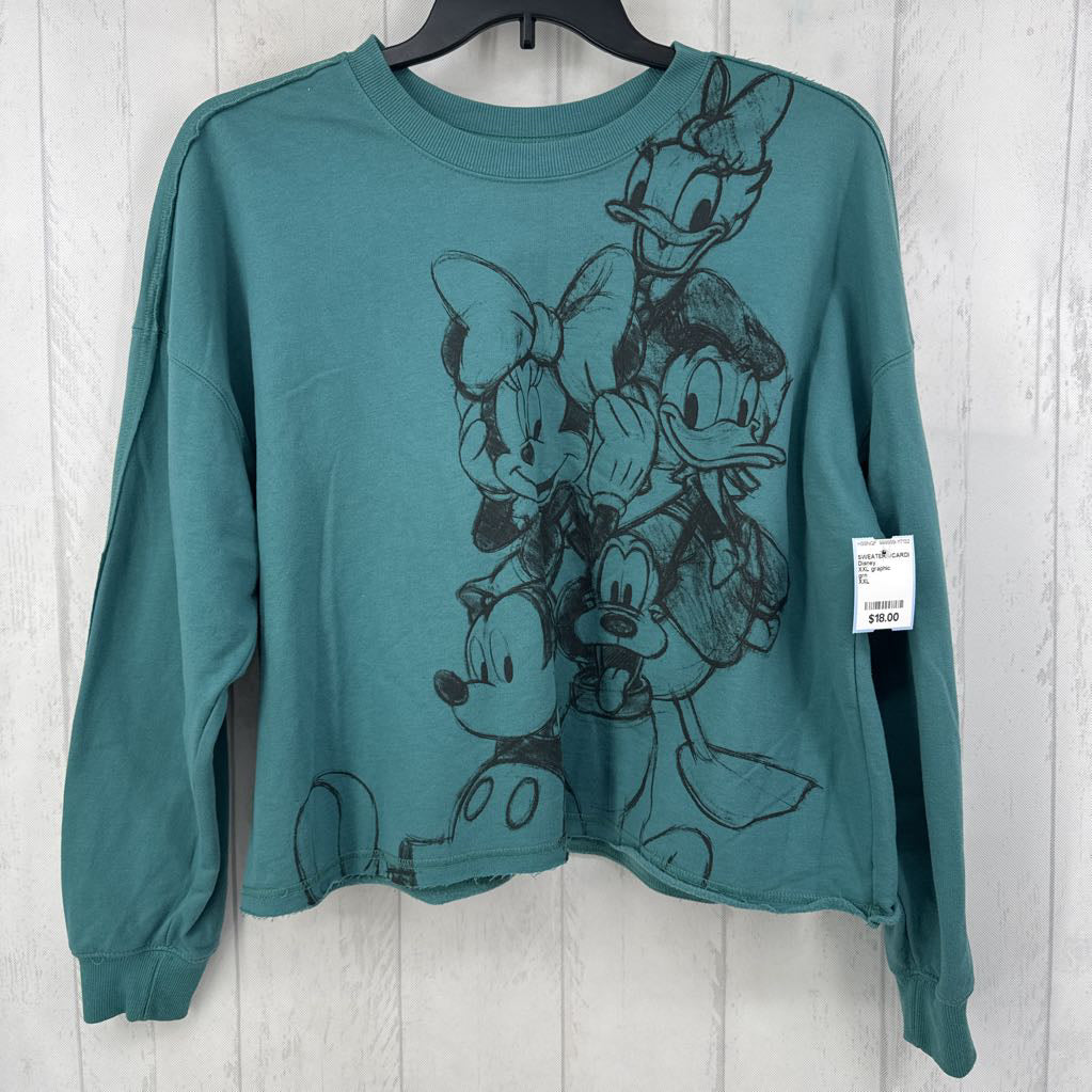 XXL graphic sweatshirt-mickey & friends
