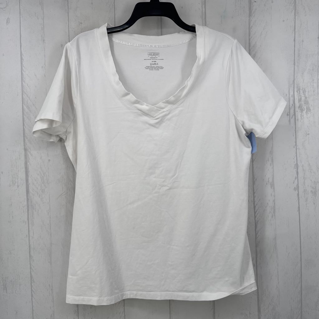 14/16 v-neck s/s tee