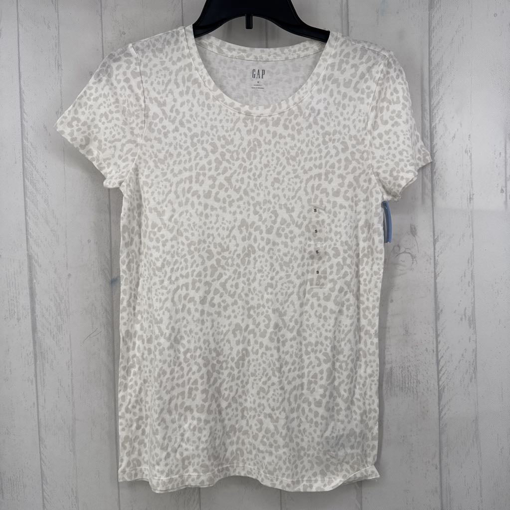 S animal print s/s tee