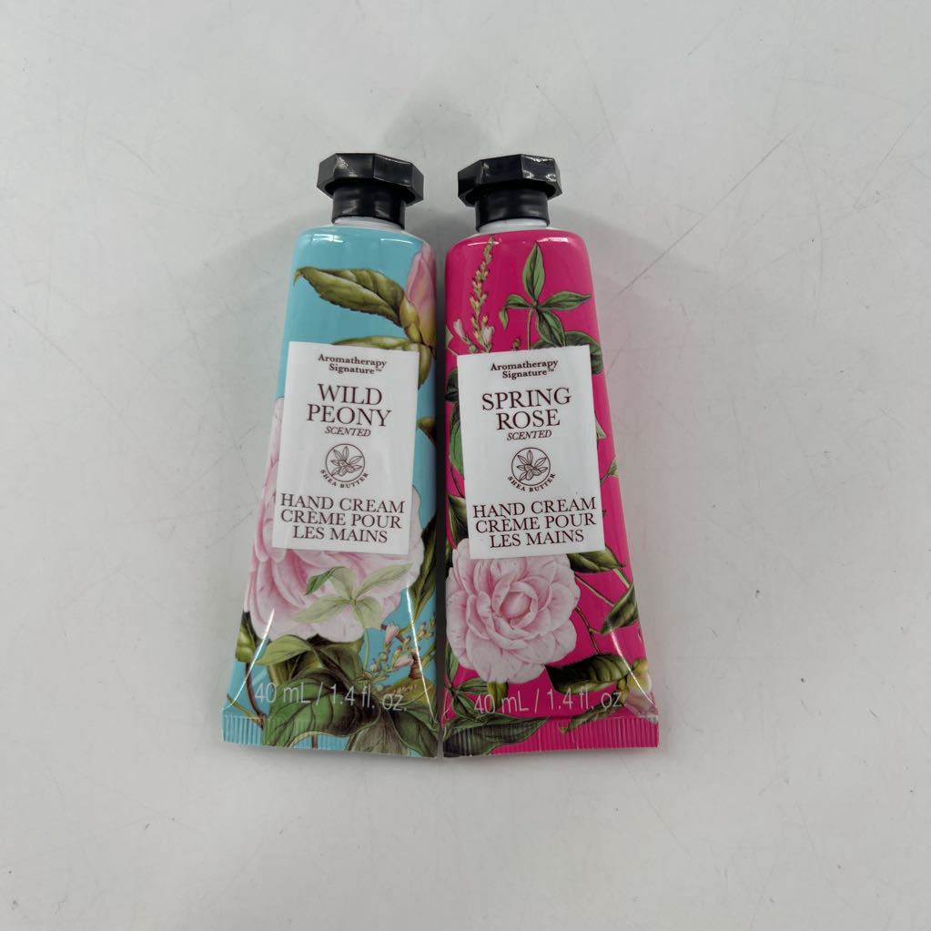 hand cream set -wild peony/spring rose