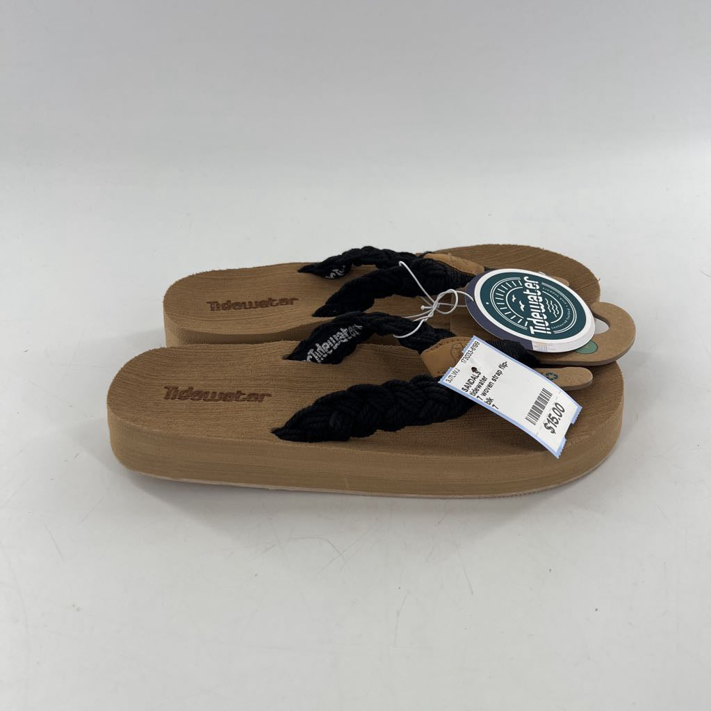 7 woven strap flip-flops
