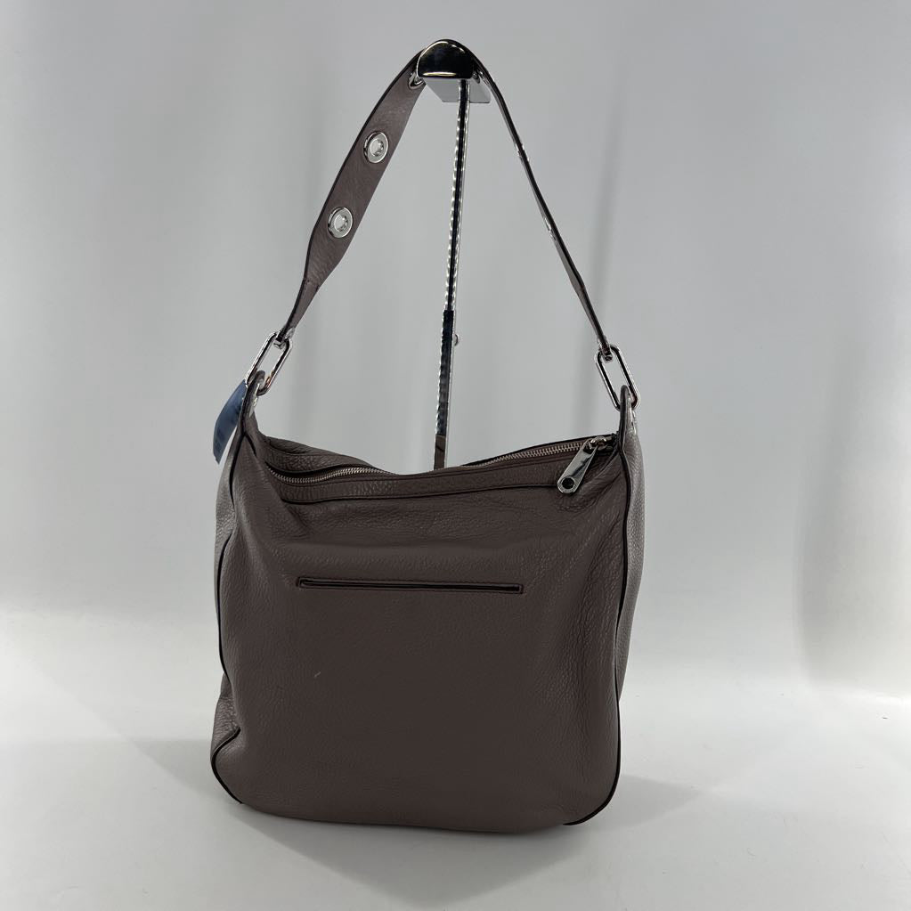 pebbled leather shoulder bag