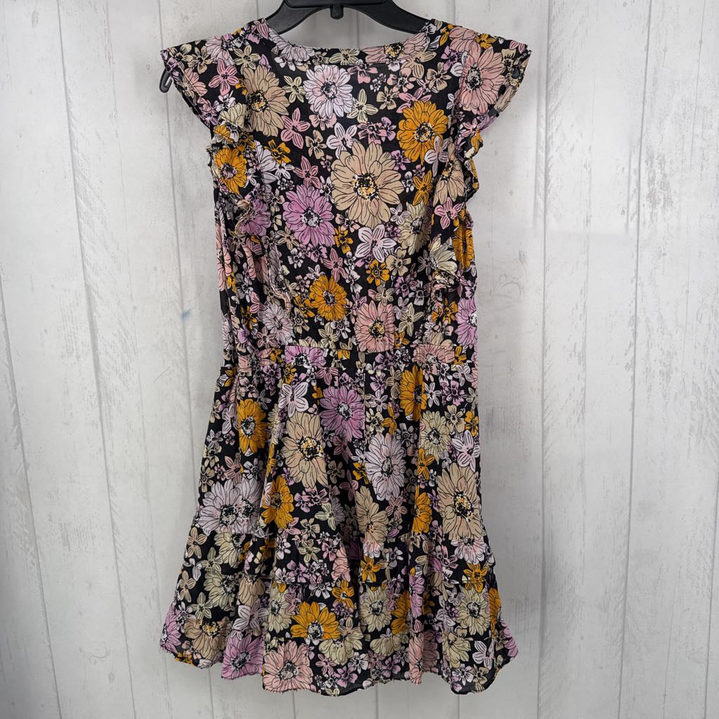 M flo print flutter slv dress