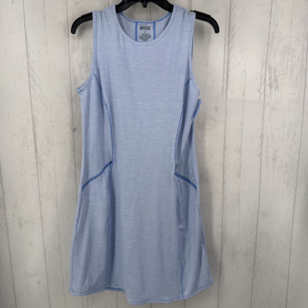 M striped slvls dress