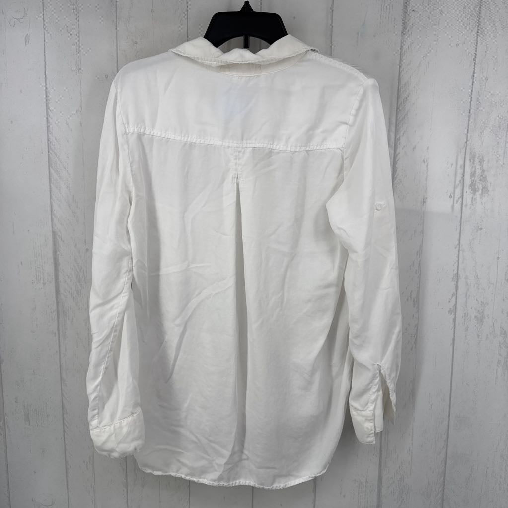 M button down l/s top