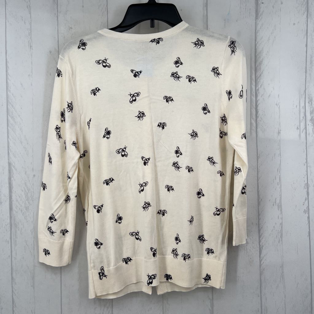 M embelished bumblebee print cardi