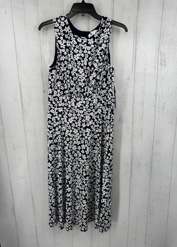 10 flo print slvls dress