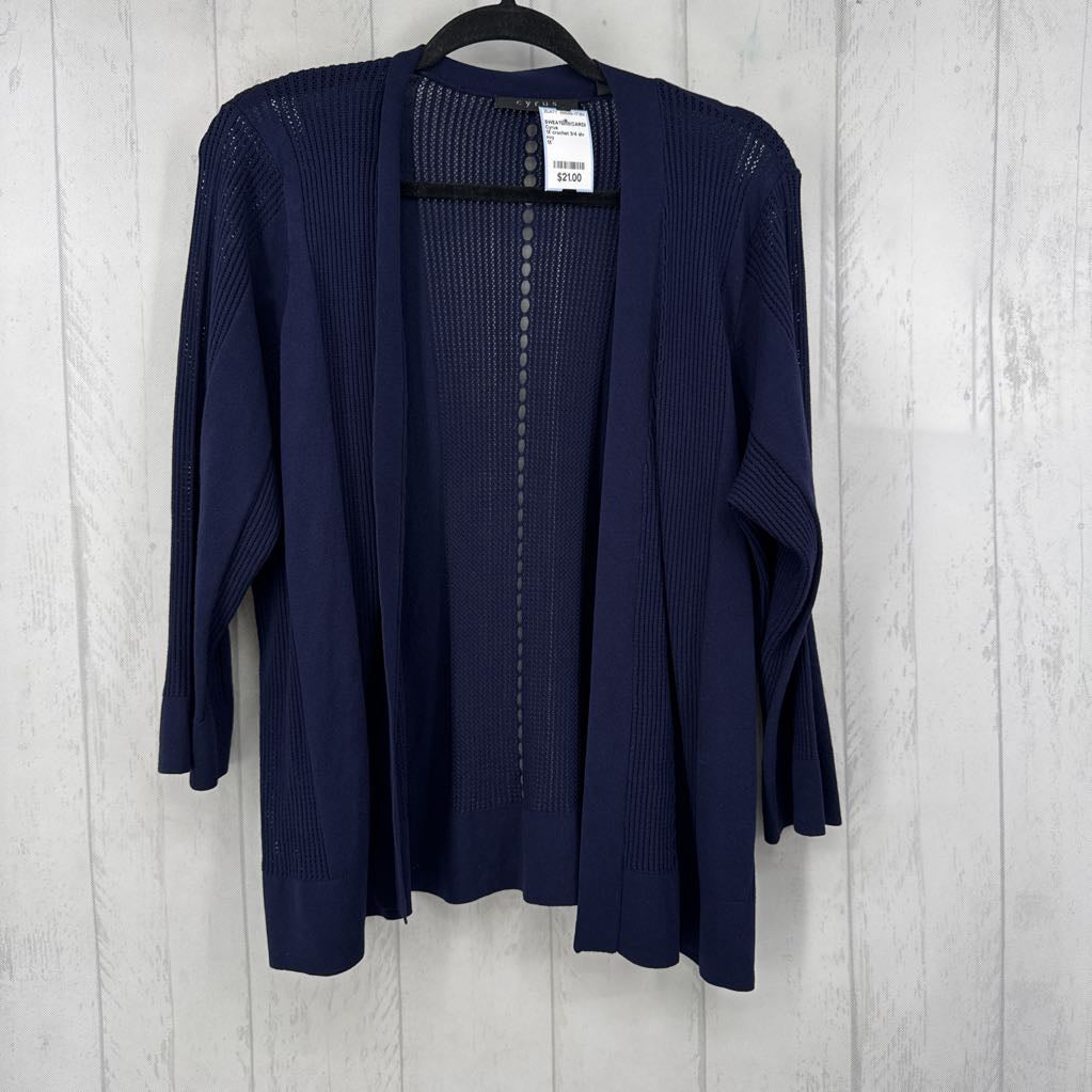1X crochet 3/4 slv cardi
