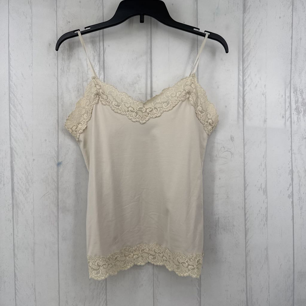 M lace trim cami