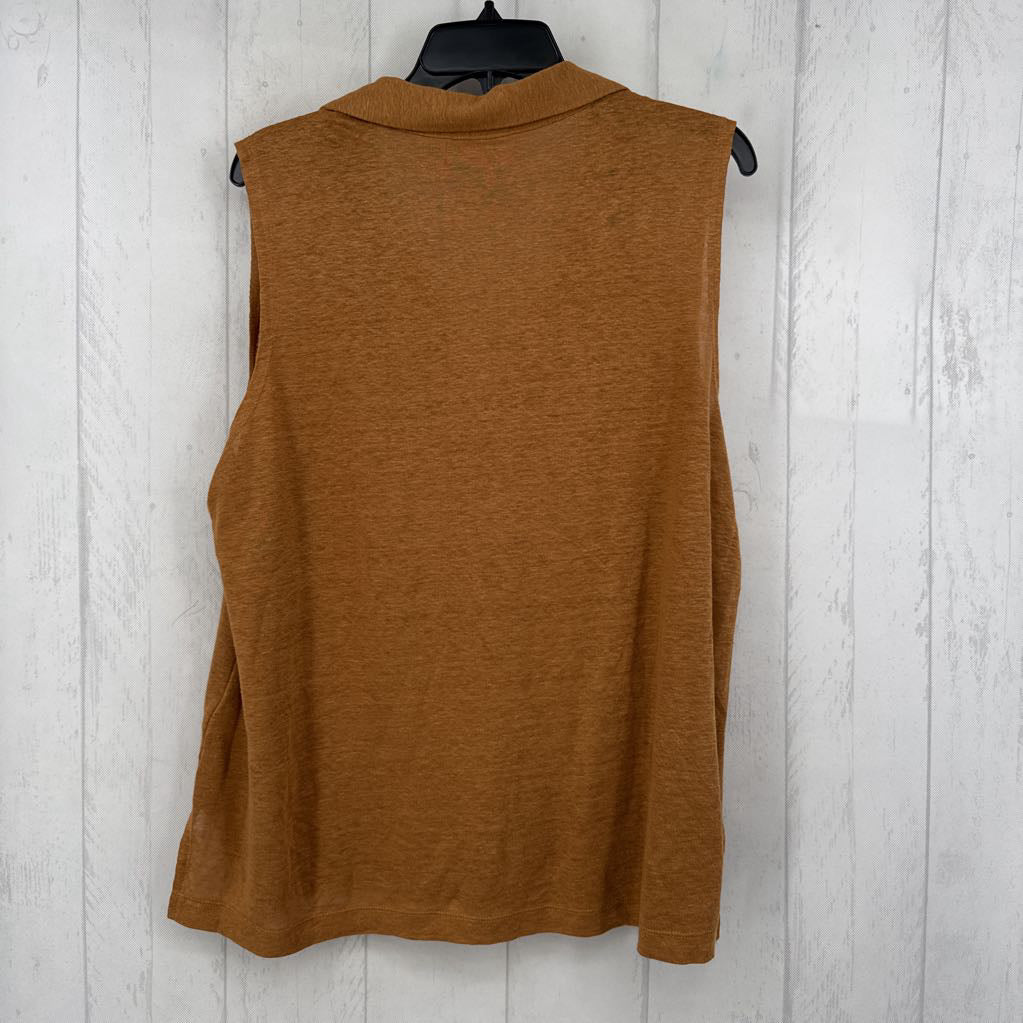 XL split neck tank