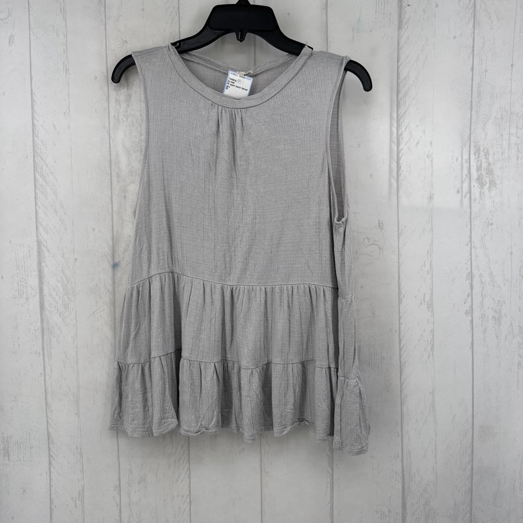 M open back tiered tank