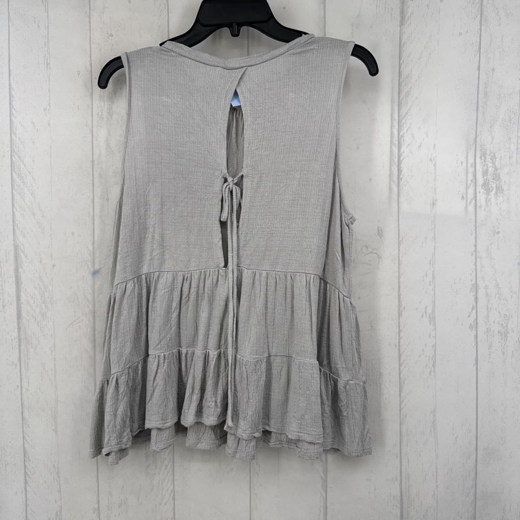 M open back tiered tank