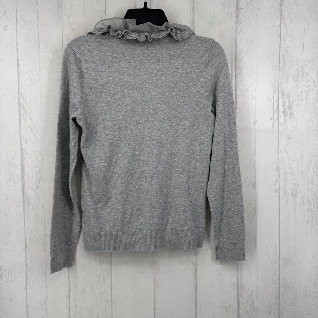R59 M ruffled v-neck sweater