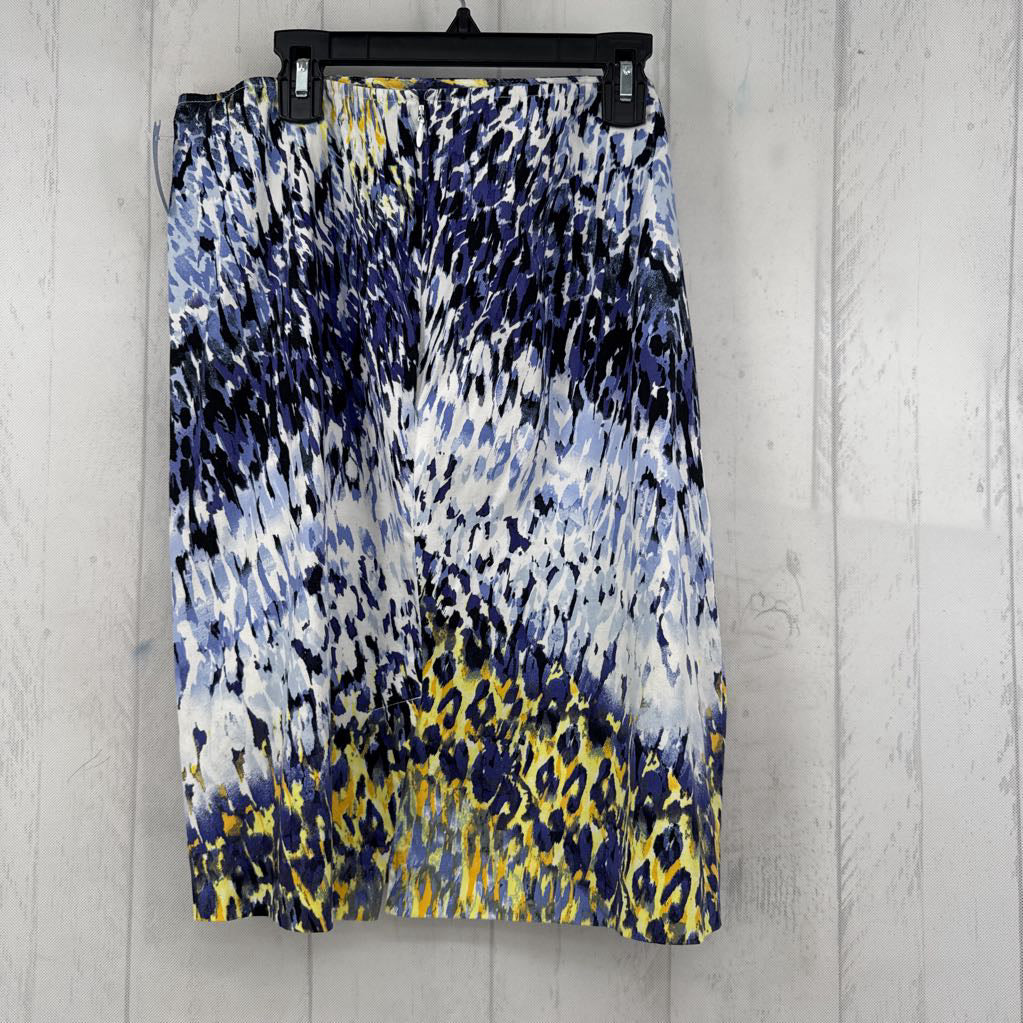 12 printed knee length skirt