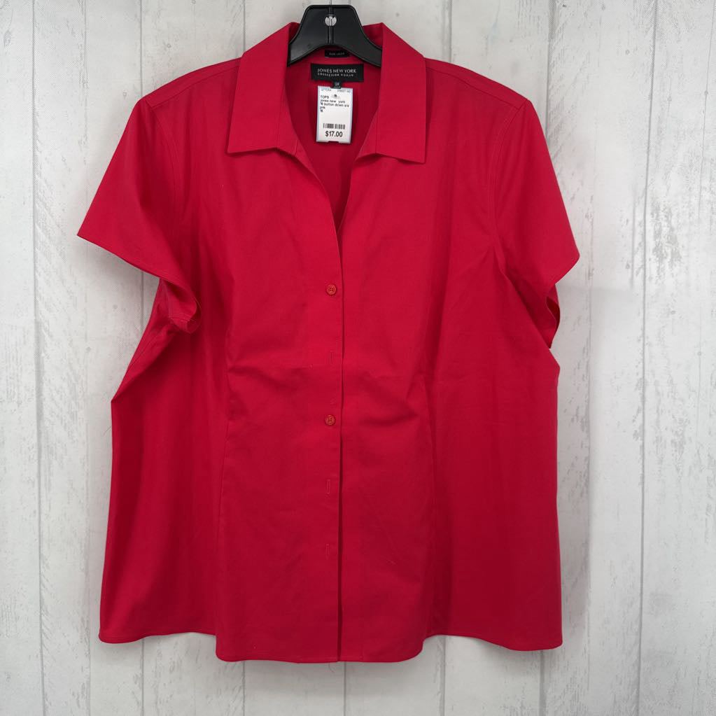 16 button down s/s top