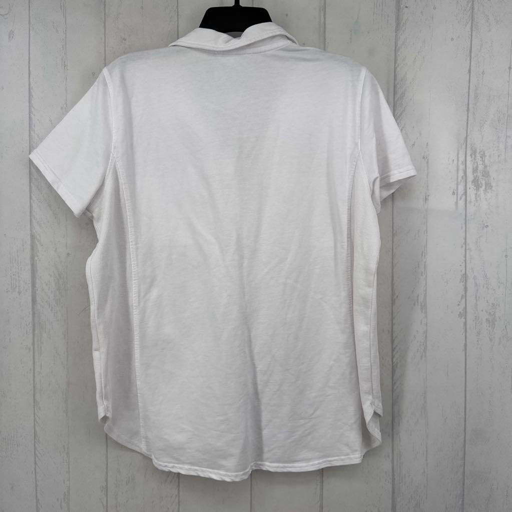 L button down s/s top