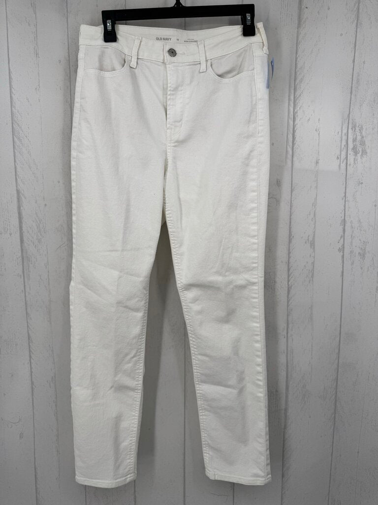 10 hi-rise straight leg jean