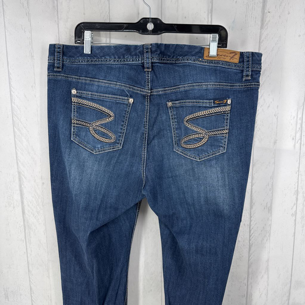 16 denim capris