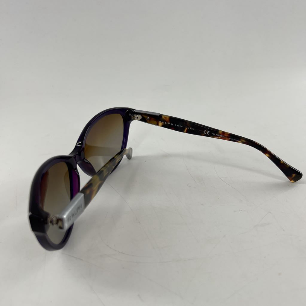 Ralph Lauren sunglasses w/ tortoise frame w/ purple top layer w/ case
