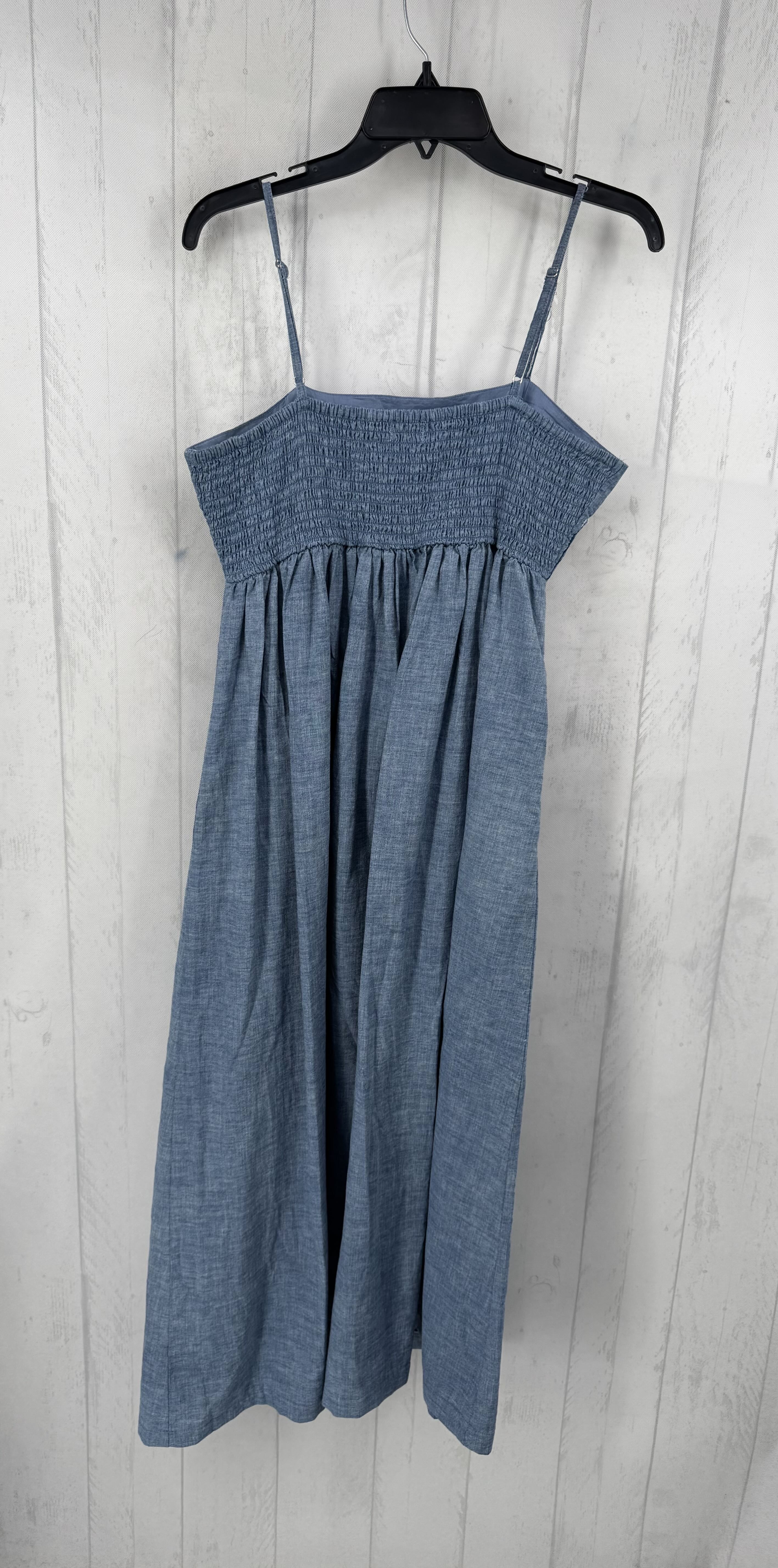 M chambray flo embroidered sundress