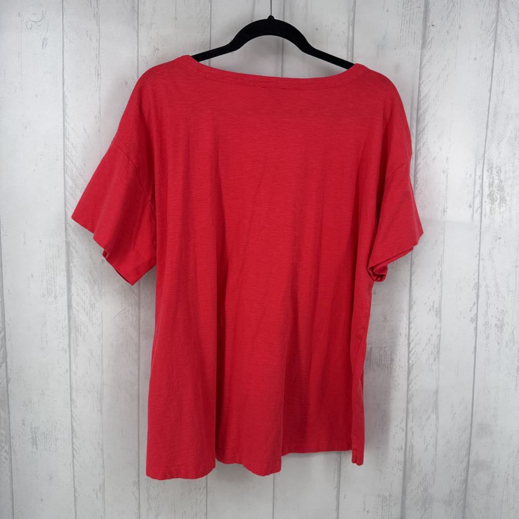 2X round neck s/s tee