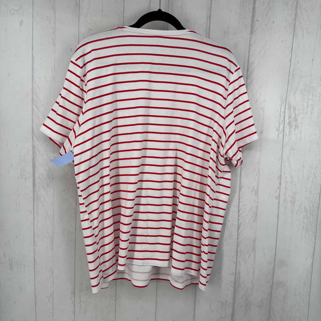 2X striped s/s tee