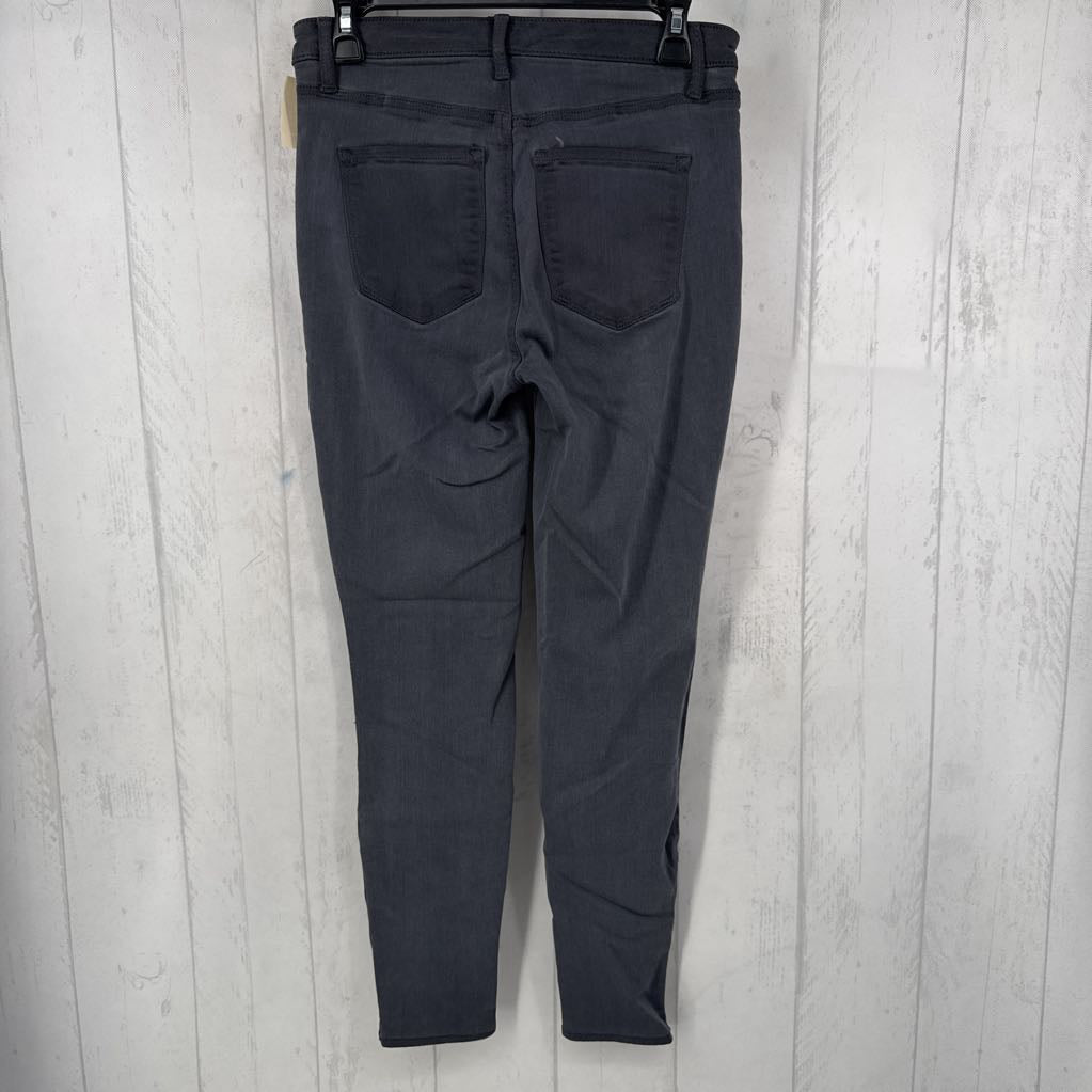 6 button ankle jeggings