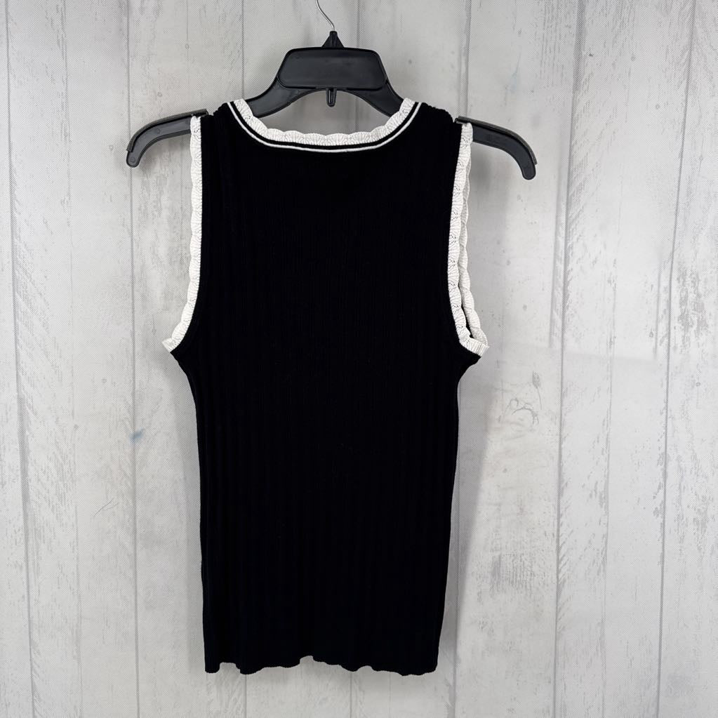 M knit v-neck tank