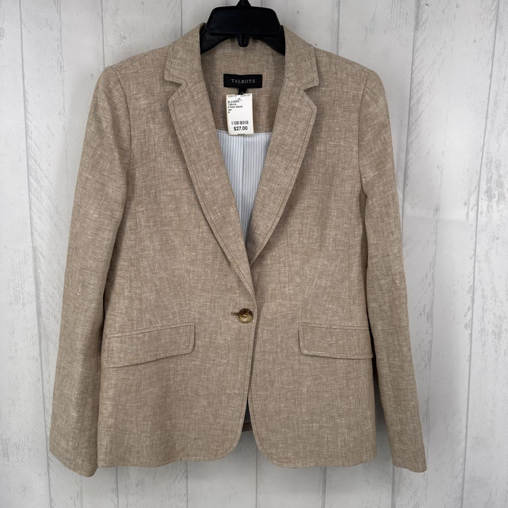 6 linen blazer