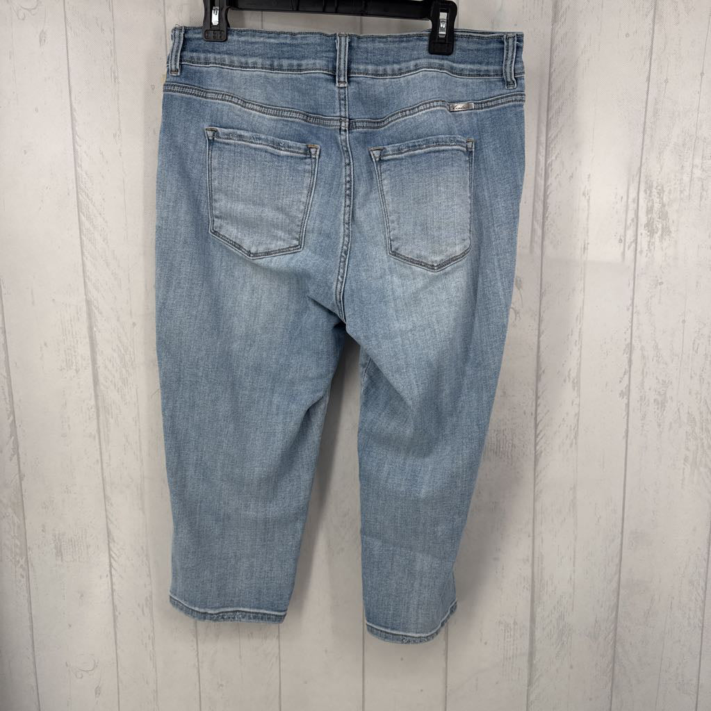 16 denim capris