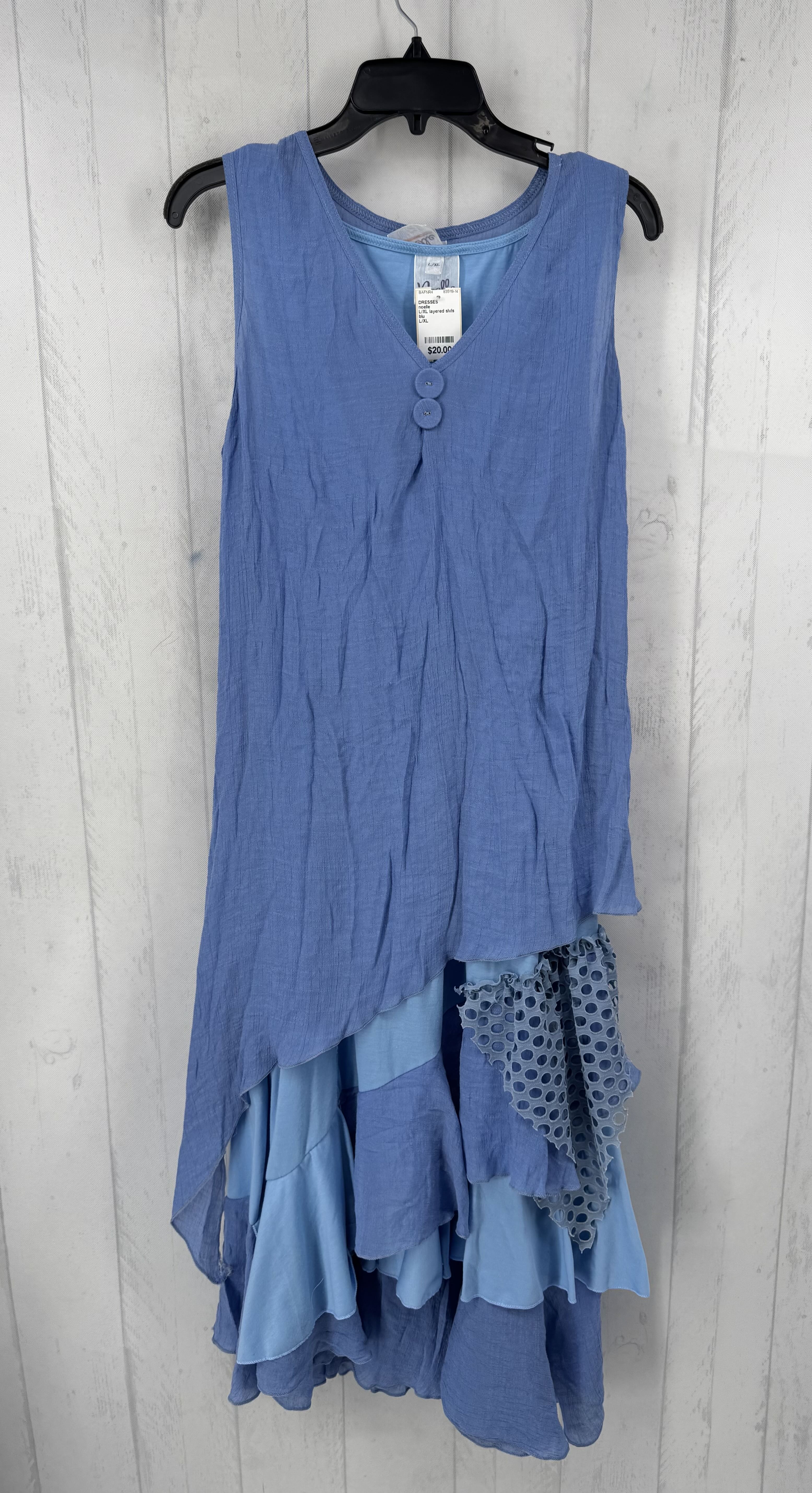 L/XL layered slvls dress