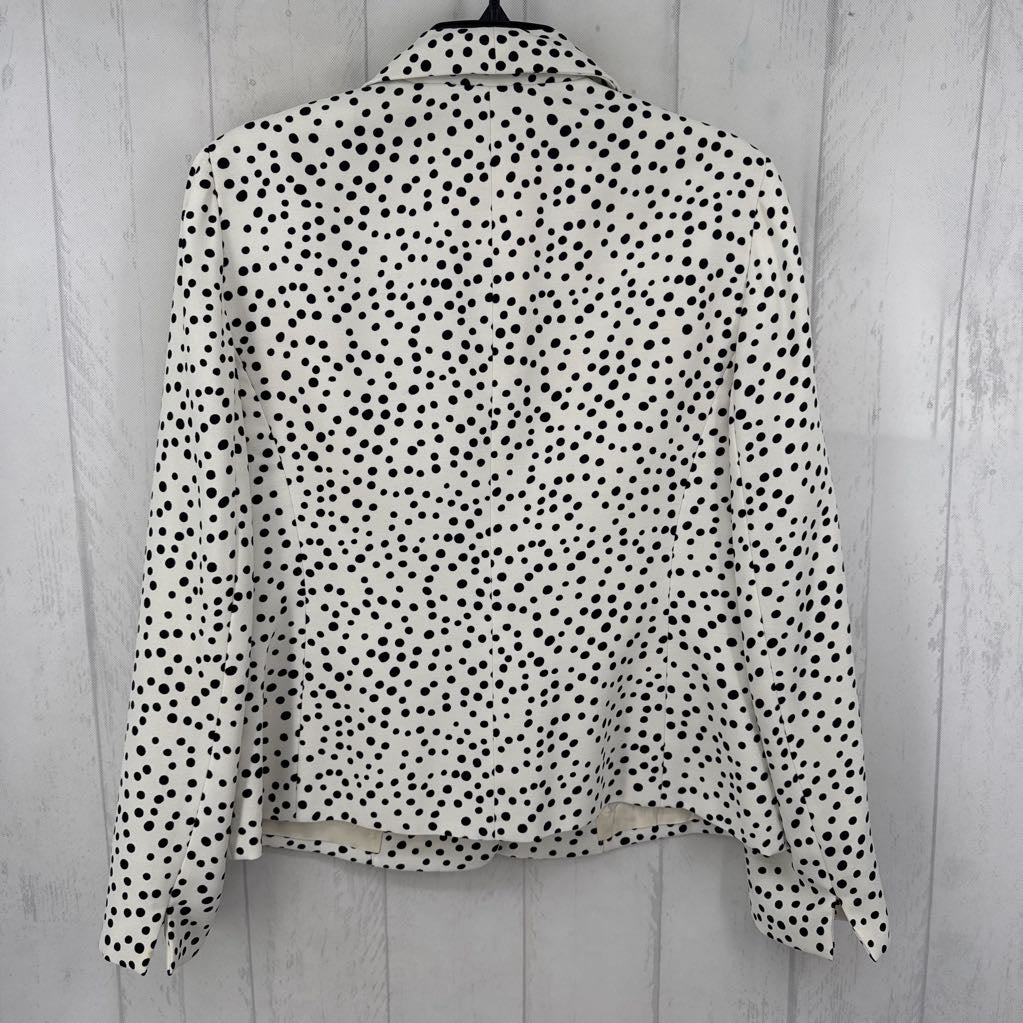 12 polka dot blazer